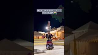 Rajasthani folk dance Bhawai dance video rajasthanidance lilansingare shorts [upl. by Salchunas807]