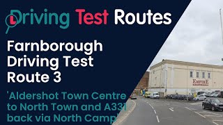 Farnborough Driving Test Route 3 [upl. by Linehan792]