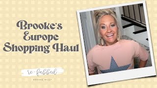 Brookes Europe Shopping Haul [upl. by Dorr]