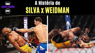 A História de Anderson Silva x Chris Weidman [upl. by Auehsoj]