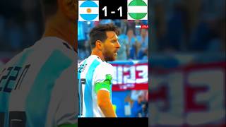 2018argentina vs nigeria world cup football worldcup cr7vsmessi [upl. by Eelrehpotsirhc]