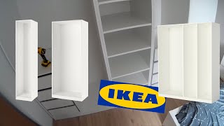 IKEA PAX assembling wardrobe box furniture  montage caisson [upl. by Catlin884]