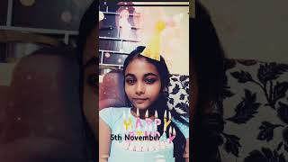 My birthday🎂 5November birthday divya divyana shortvideo yoitubeshorts short [upl. by Peedus]