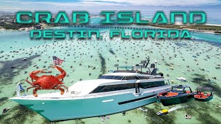 Crab Island July 2024  DESTIN FLORIDA [upl. by Lumpkin]