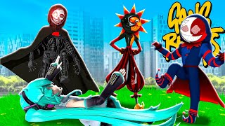 Breaking Gang Beasts AS THE VILLAINS [upl. by Trstram474]