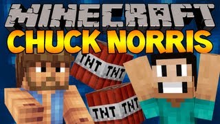 When Chuck Norris Joins  Minecraft [upl. by Edva]