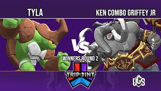 Tripoint Smash 258  Winners Round 2  TylaKragg Vs Ken Combo Griffey JrLoxodont [upl. by Ainehta]