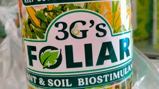 3G Foliar Fertilizer [upl. by Elitnahc]