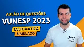 RESOLUÇÃO DE QUESTÕES VUNESP  MATEMÁTICA [upl. by Berni]