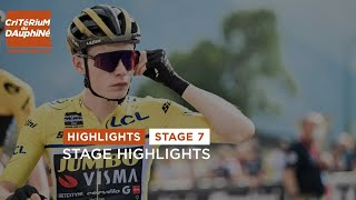 Highlights  Stage 7  Dauphiné 2023 [upl. by Gustavo]