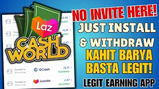 NO INVITE TO EARNBILIS NG PAYOUTLEGIT EARNING APPCASHWORLD JUST INSTALL AND EARNearningapp [upl. by Isawk]