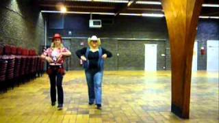 ACHY BREAKY HEART line dance [upl. by Itsa]