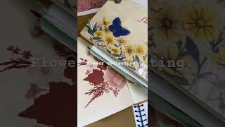 Garden flower journal pressedflowers flowerpressing flowercollection herbarium [upl. by Perl]