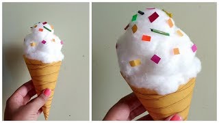 DIY ice cream  Paper work Ice cream craft  Pallavi Drawing Academy [upl. by Karl827]