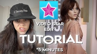 how to make a VideoStar edit in 5 minutes beginners tutorial transitions importing etc [upl. by Nedyaj]