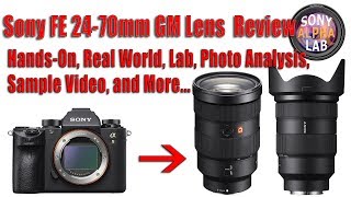 Sony FE 2470mm f28 GM Lens Review and Compared to 2470mm F4 ZA OSS Lens [upl. by Nnaillij]