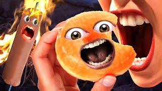 Annoying Orange  Food Horror Supercut [upl. by Ronnholm]