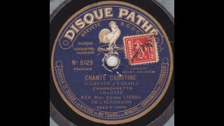 Emma Liebel quot chante cabotine quot 1922 [upl. by Nnylcaj]