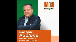 Lintervista a Giuseppe Paolone candidato presidente della Regione Umbria [upl. by Aniarrol108]