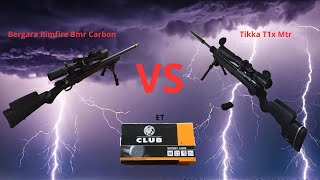 💥Bergara Rimfire Bmr Carbon VS Tikka T1x mtr et RWS Club💥 [upl. by Repmek]