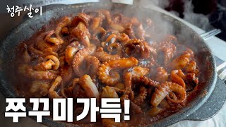 청주 맛집 쭈꾸미만 가득 들어간 쭈꾸미볶음 맛집 문암동송절동 옆 그림바위 독특한 분위기의 음식점을 원한다면 가보시길 추천드려요 [upl. by Alvin]