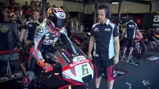 Misano 2015  Aprilia in Action [upl. by Elboa319]