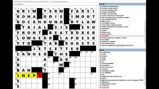 Los Angeles Times LAT Crossword Puzzle 10102024 [upl. by Sampson330]