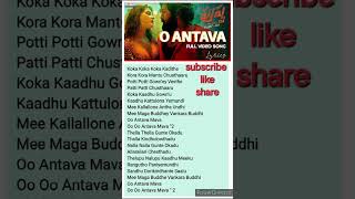 oo antava mava oo oo antava mava lyric pushpa song  allu arjun  trending song [upl. by Attenna]