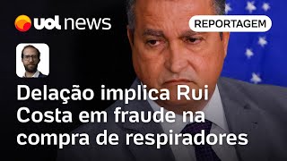 Rui Costa é citado em delação de processo que apura fraude na compra de respiradores entenda o caso [upl. by Ladnyc]