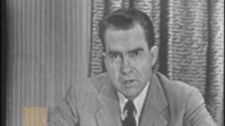 Richard Nixon  quotCheckersquot Speech [upl. by Oesile]