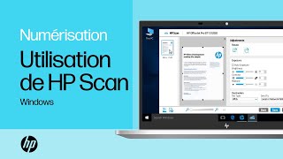 Numérisation depuis une imprimante HP grâce à HP Scan sous Windows  HP Support [upl. by Aicercul]