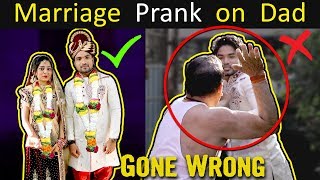 MARRIAGE PRANK ON DAD  GONE WRONG BADLY  Public Reaction  YoutubeWale Prank [upl. by Muir]