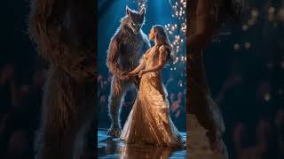 Girl Dance with Monster Cat AGT Fusion live agt shorts [upl. by Fridell]