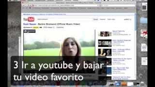 Convertir videos de Youtube a mp4 mac [upl. by Retsevel]