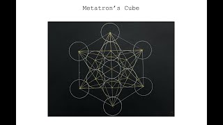 Constructing Metatrons Cube  Sacred Geometry [upl. by Greysun]