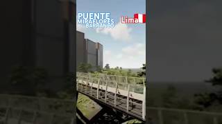 PUENTE MIRAFLORES BARRANCO🌁🚴‍♂️🌊 cicloturismo limaperu [upl. by Issiah]