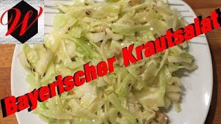 Bayerischer Krautsalat einfach schnell und lecker selber machen [upl. by Irej]