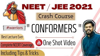 crash course neet।jeemain।2021। Conformational Isomerism । tricks [upl. by Yrrak204]