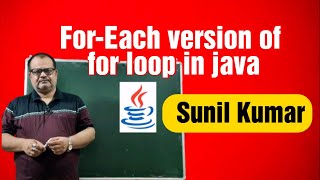 For Each version of for Loopbca MCA ugcnetexam btech java for foreach [upl. by Retep]