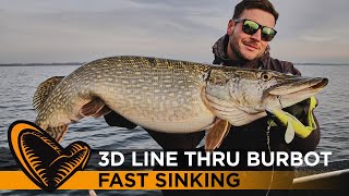 3D Line thru Burbot  Limited reintroduction of a legendary Pike swimbait [upl. by Orit]