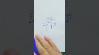 Como desenhar espantalho drawing artededesenhar art desenhoartesh easydrawing draw desenhart [upl. by Fogel303]