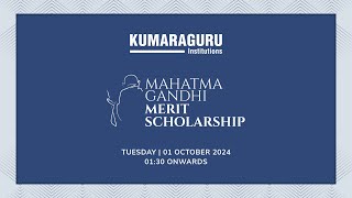 The Mahatma Gandhi Merit Scholarship Award Ceremony  Kumaraguru Institutions [upl. by Jessalin32]