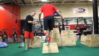 How to Execute Henrik Zetterbergs Box Jump Series [upl. by Ahsimet]