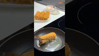 Lazy sausages in dough 🤤 food cooking [upl. by Neiv]