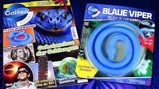 Galileo Genial 424 mit Blaue Viper Gummi Schlange  Glow in the Dark Test  Superhelden  Witze [upl. by Nahs864]