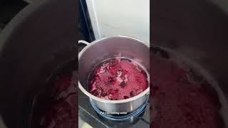 How I make tea amp jam from Roselle cafeowner tea roselle hibiscus passion love [upl. by Kilby189]