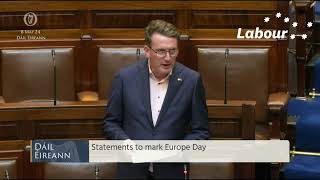 Dáil Éireann Statements to mark Europe Day  8th May 2024 [upl. by Einalem]