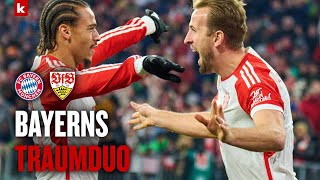 Kane überschüttet Sané mit Lob quotWollte ihm auch ein Tor auflegenquot  FC Bayern  VfB Stuttgart 30 [upl. by Thordia]