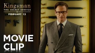 Kingsman The Secret Service  quotWeapons Cachequot Clip HD  20th Century FOX [upl. by Wes]