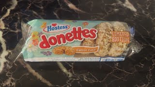 Limited Edition  Hostess Donettes  Carrot Cake  Spring Release [upl. by Arataj]